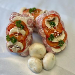 Rôti de poulet forestier