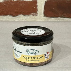 Confit de foie de porc 180gr - Maison Vallegrain