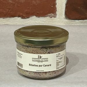 Rillettes de canard 180g - Domaine de Voisin